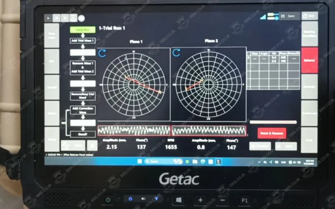 بالانس دو صفحه ای